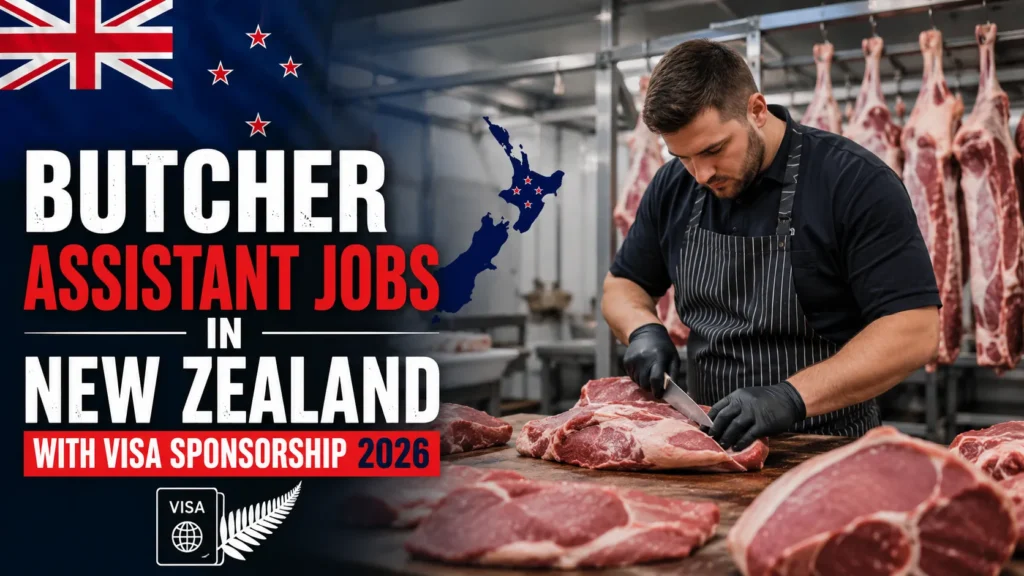 Butcher Assistant Jobs in New Zealand with Visa Sponsorship