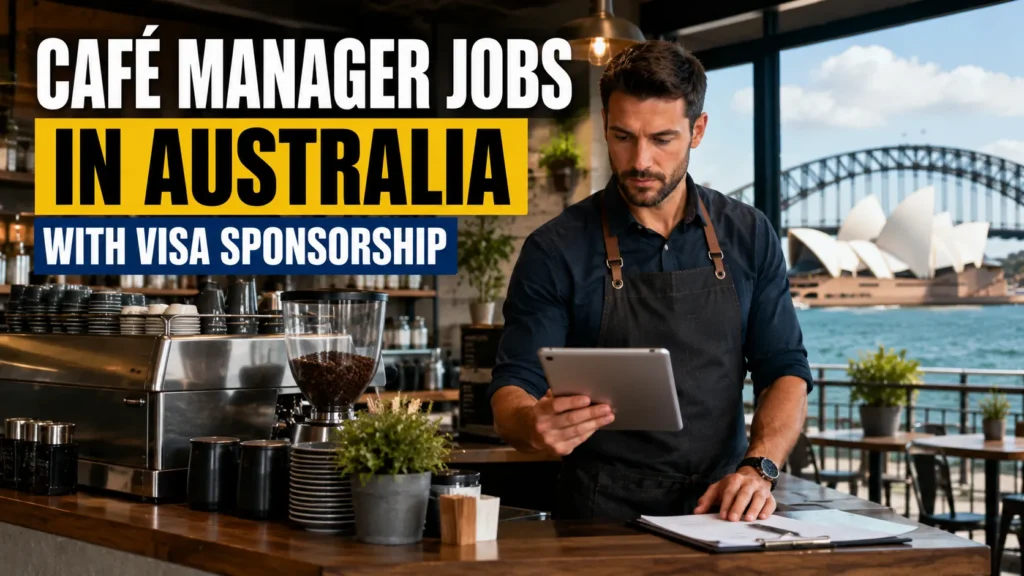 Café Manager Jobs in Australia with Visa Sponsorship