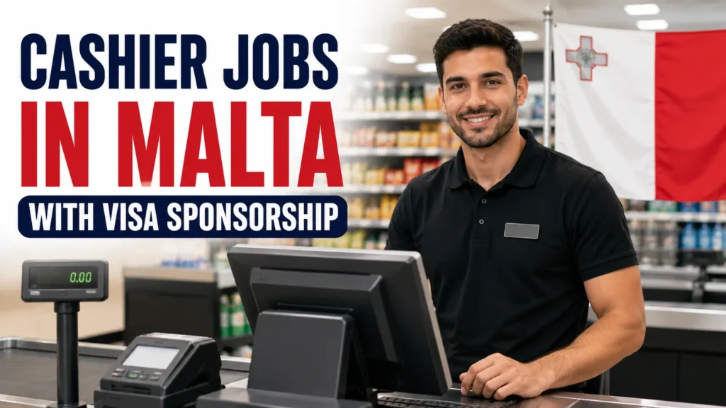 Cashier Jobs in Malta with Visa Sponsorship