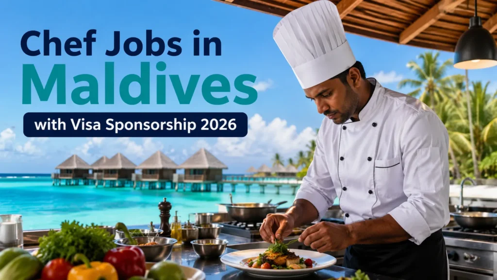 Chef Jobs in Maldives with Visa Sponsorship 2026