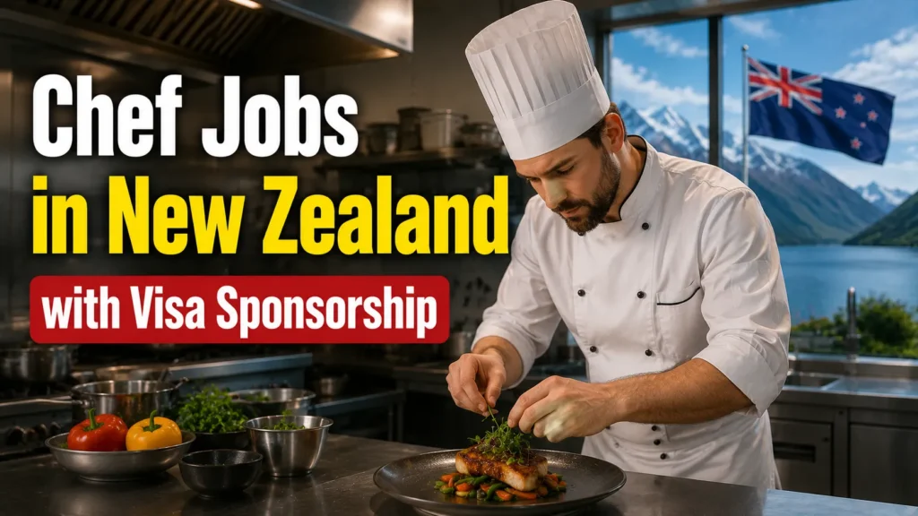 Chef Jobs in New Zealand with Visa Sponsorship