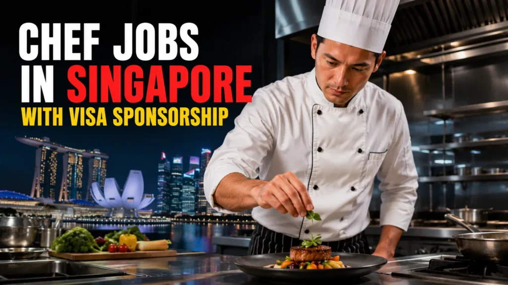 Chef Jobs in Singapore with Visa Sponsorship
