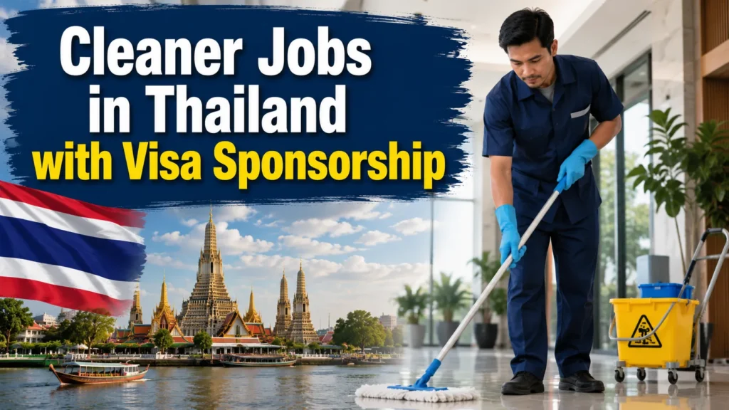 Cleaner Jobs in Thailand with Visa Sponsorship