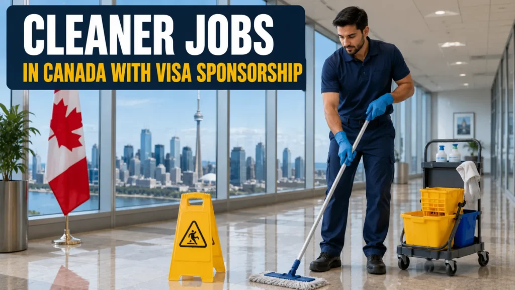 Cleaner Jobs in Canada with Visa Sponsorship