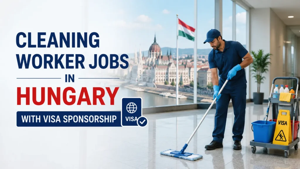 Cleaning Worker Jobs in Hungary with Visa Sponsorship