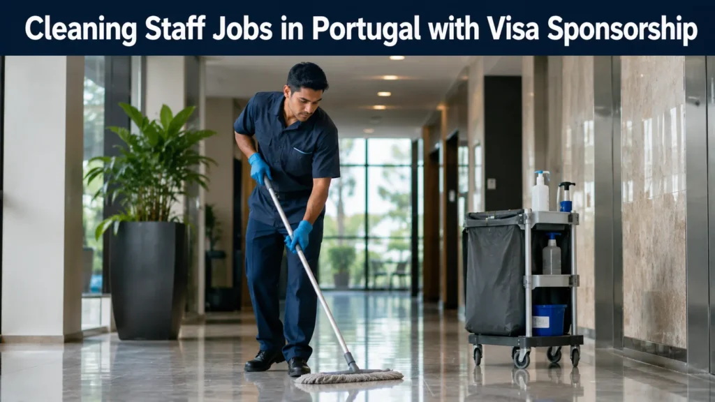 Cleaning Staff Jobs in Portugal with Visa Sponsorship