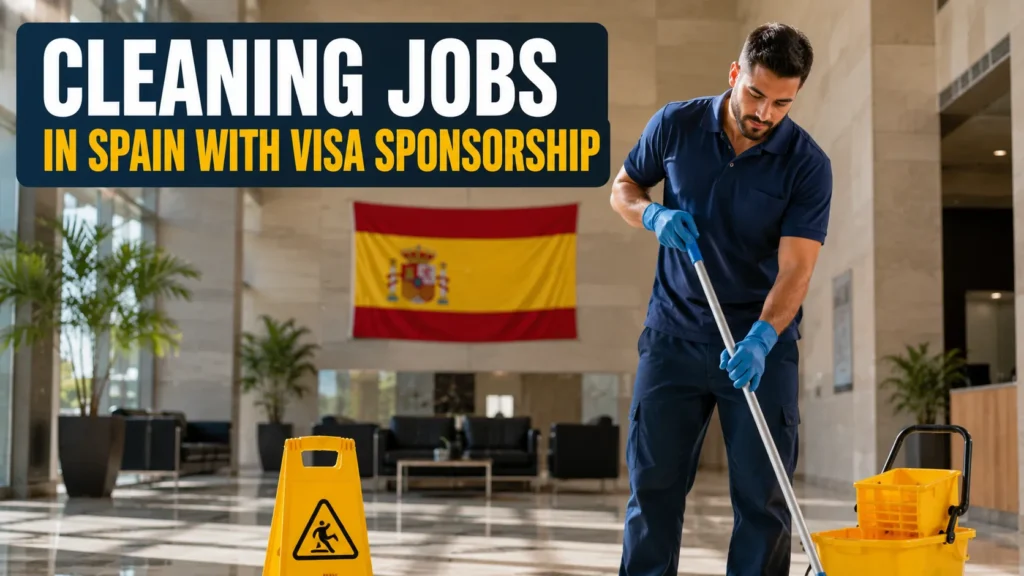 Cleaning Jobs in Spain with Visa Sponsorship