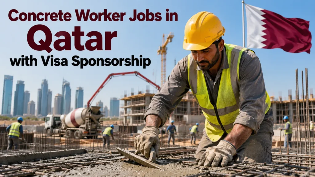 Concrete Worker Jobs in Qatar with Visa Sponsorship