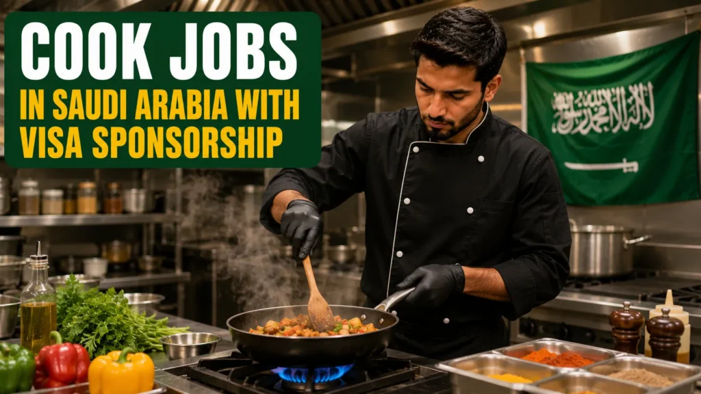 Cook Jobs in Saudi Arabia with Visa Sponsorship