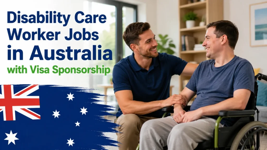 Disability Care Worker Jobs in Australia with Visa Sponsorship