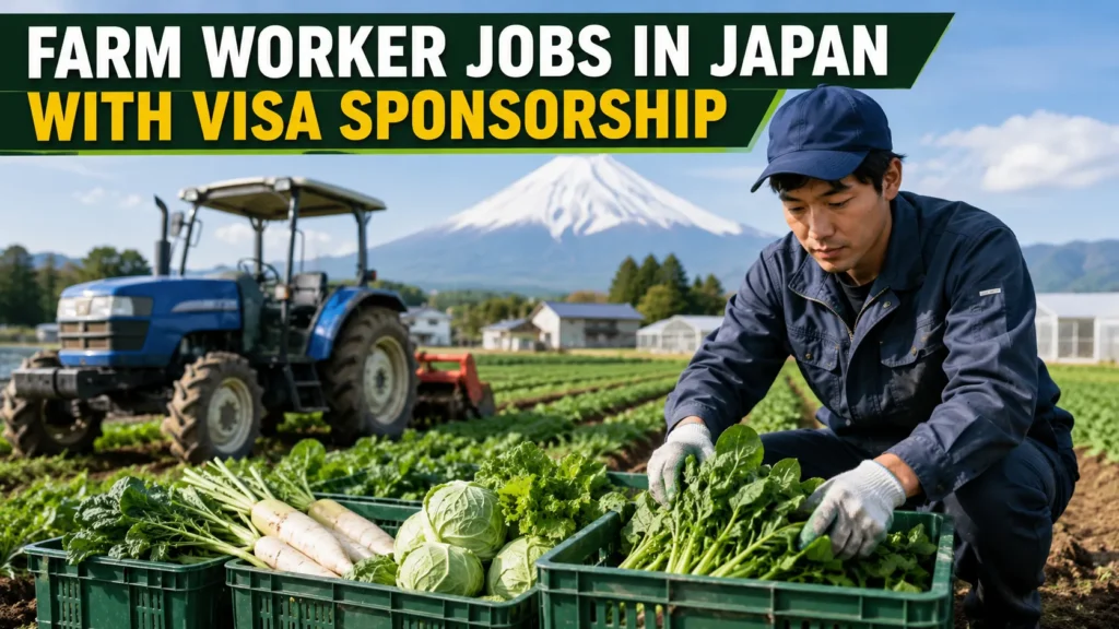 Farm Worker Jobs in Japan with Visa Sponsorship