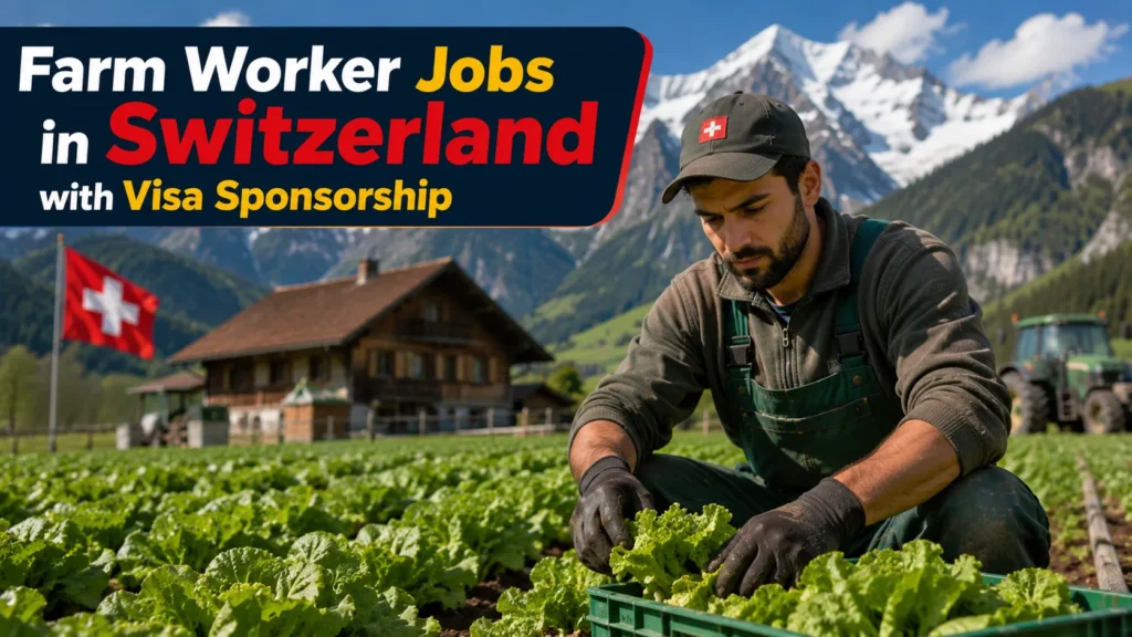 Farm Worker Jobs in Switzerland with Visa Sponsorship