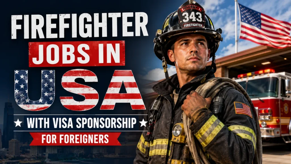 Firefighter Jobs in USA with Visa Sponsorship for Foreigners