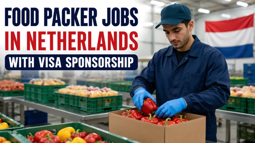 Food Packer Jobs in Netherlands with Visa Sponsorship.