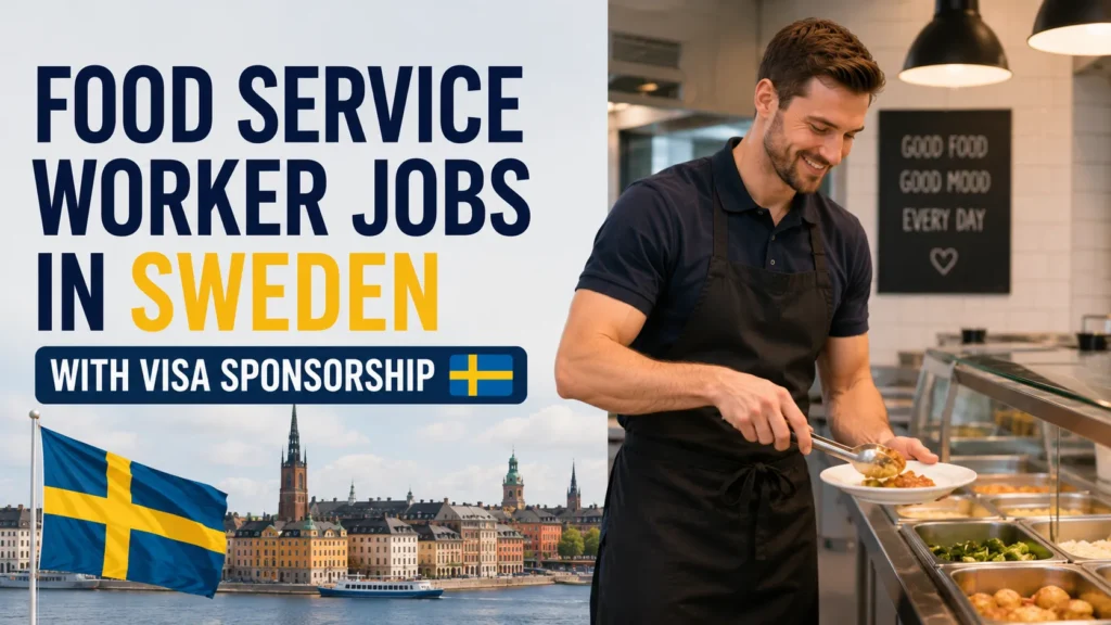 Food Service Worker Jobs in Sweden with Visa Sponsorship