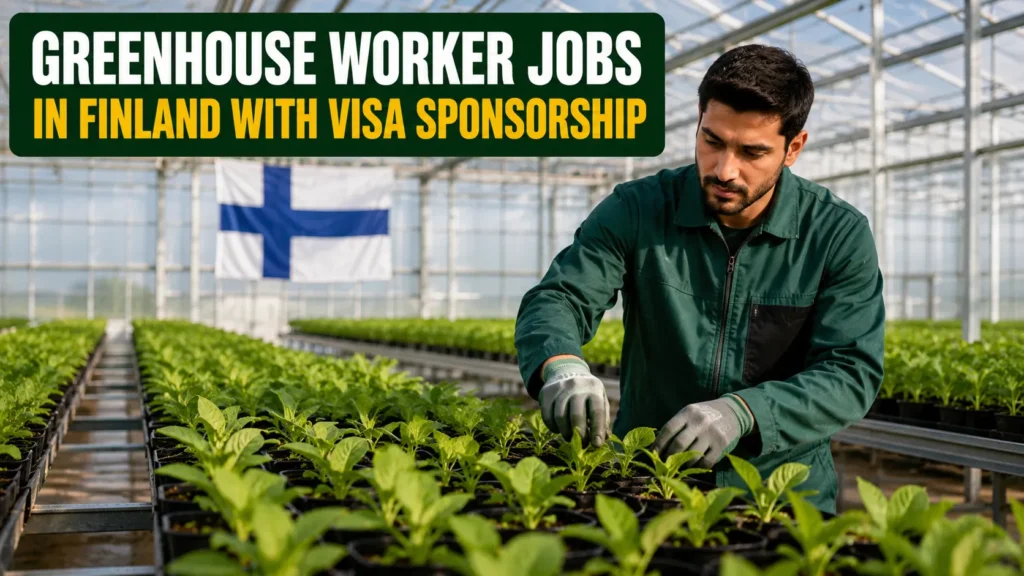 Greenhouse Worker Jobs in Finland with Visa Sponsorship