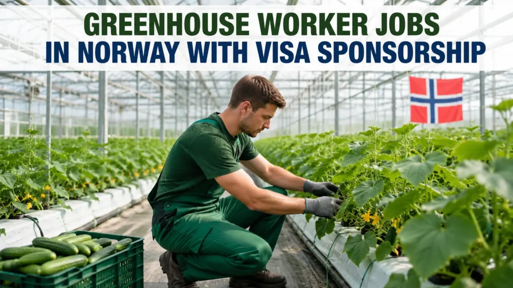 Greenhouse Worker Jobs in Norway with Visa Sponsorship 2026