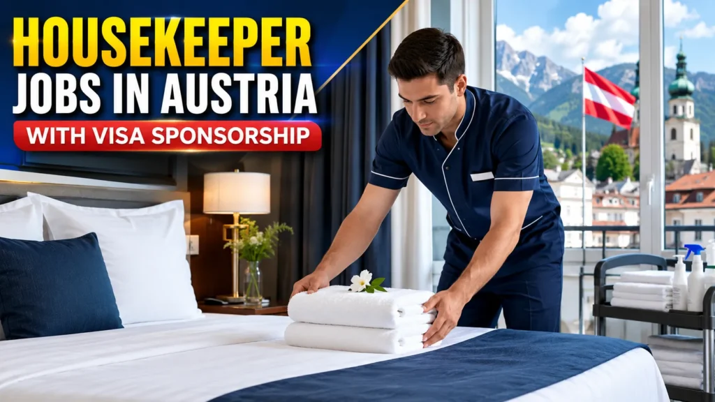 Housekeeper Jobs in Austria with Visa Sponsorship