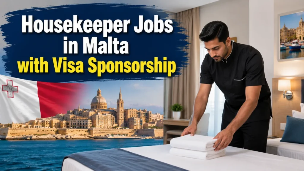 Housekeeper Jobs in Malta with Visa Sponsorship