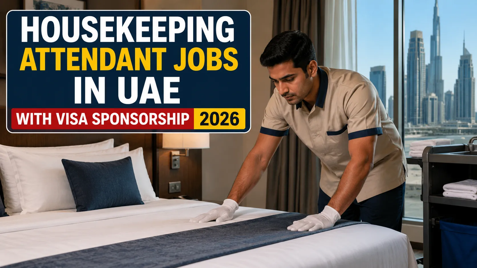 Housekeeping Attendant Jobs in UAE with Visa Sponsorship 2026