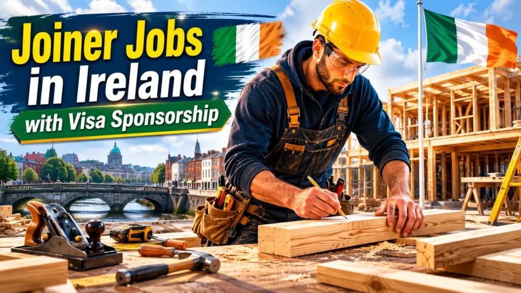Joiner Jobs in Ireland with Visa Sponsorship