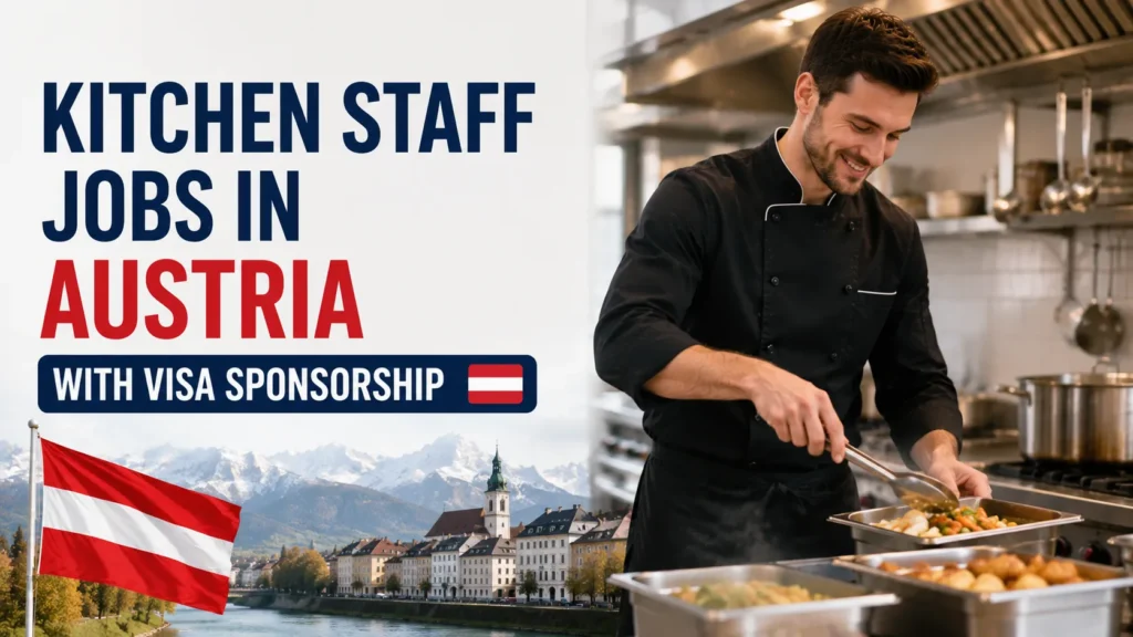 Kitchen Staff Jobs in Austria with Visa Sponsorship