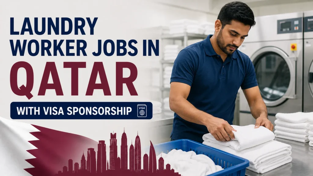Laundry Worker Jobs in Qatar with Visa Sponsorship