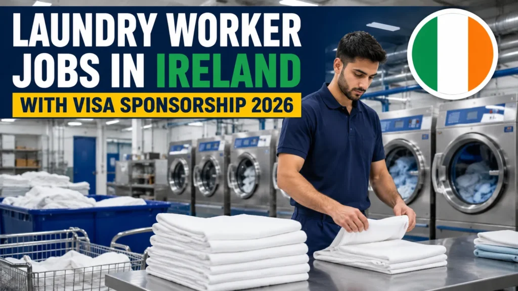 Laundry Worker Jobs in Ireland with Visa Sponsorship 2026