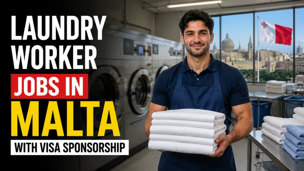 Laundry Worker Jobs in Malta with Visa Sponsorship