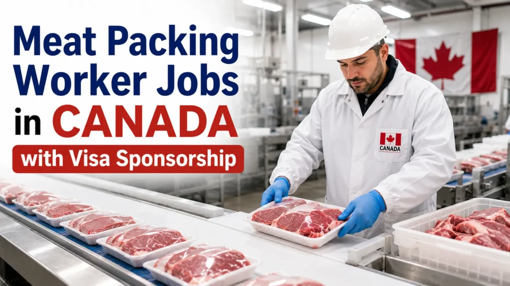 Meat Packing Worker Jobs in Canada with Visa Sponsorship