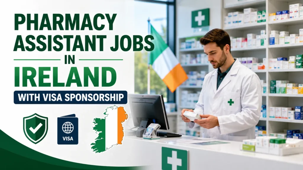Pharmacy Assistant Jobs in Ireland with Visa Sponsorship