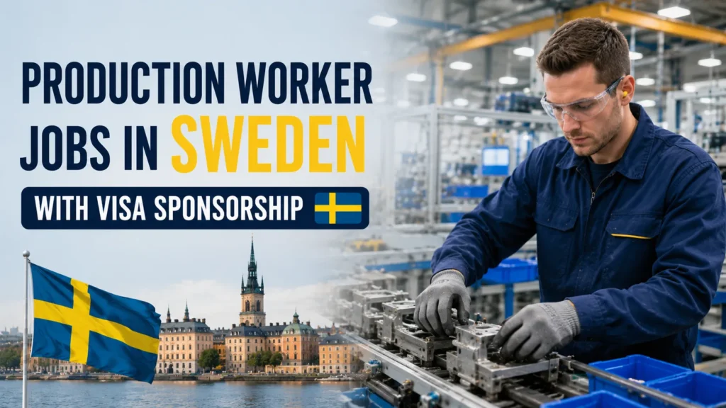 Production Worker Jobs in Sweden with Visa Sponsorship