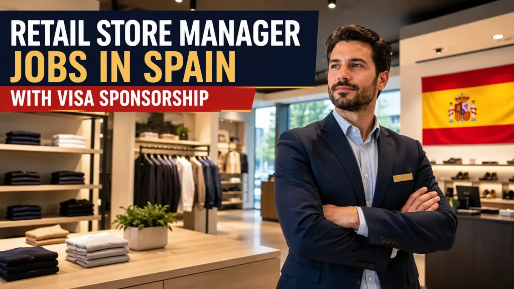 Retail Store Manager Jobs in Spain with Visa Sponsorship