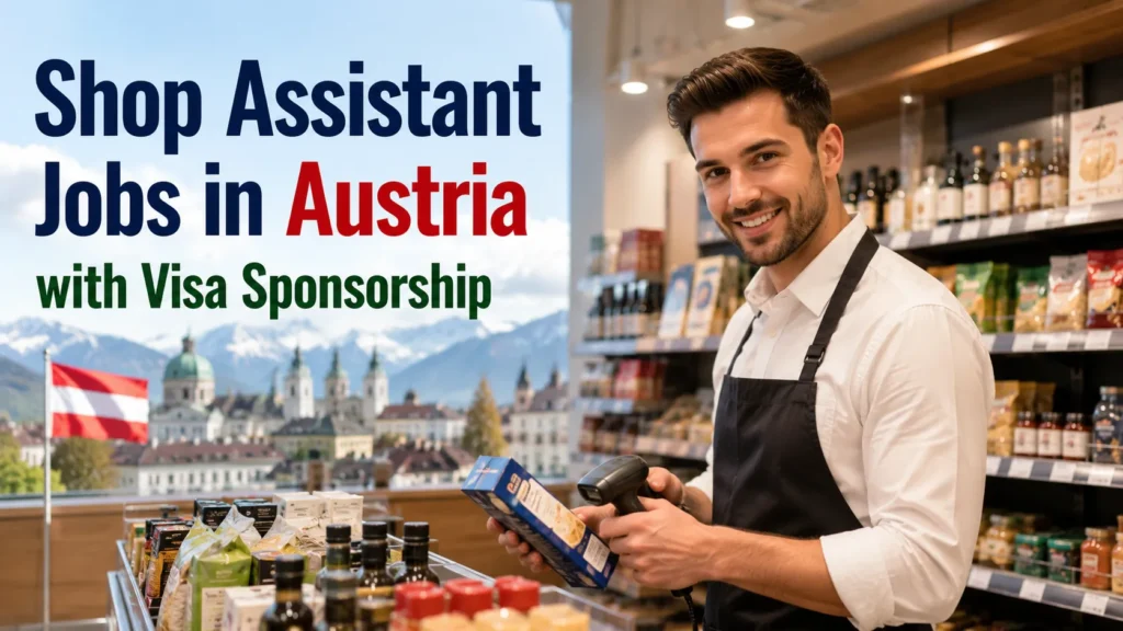 Shop Assistant Jobs in Austria with Visa Sponsorship 2026