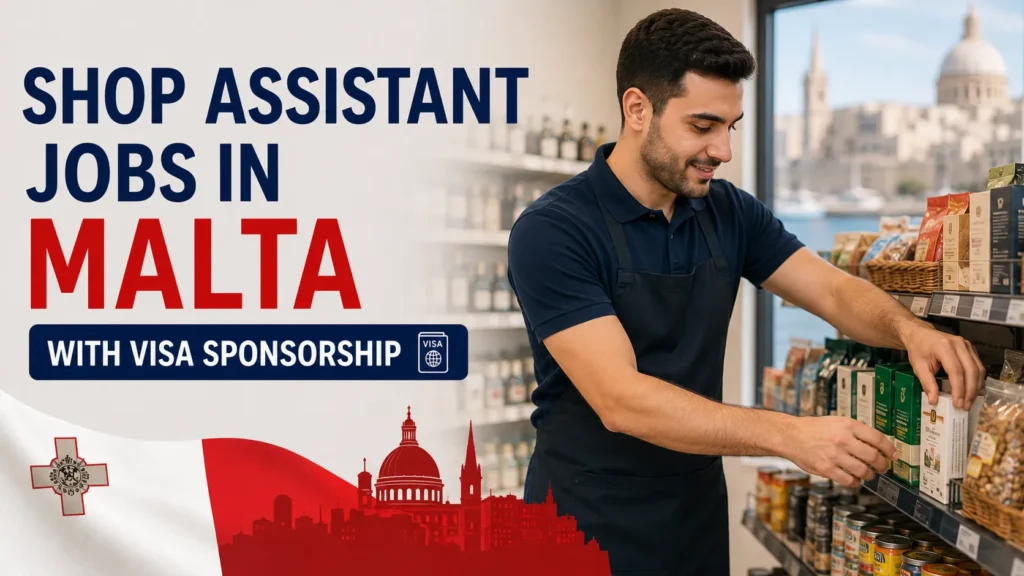 Shop Assistant Jobs in Malta with Visa Sponsorship