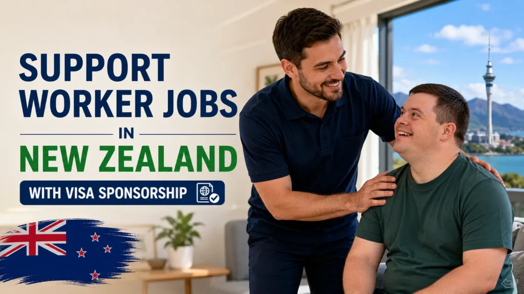 Support Worker Jobs in New Zealand with Visa Sponsorship
