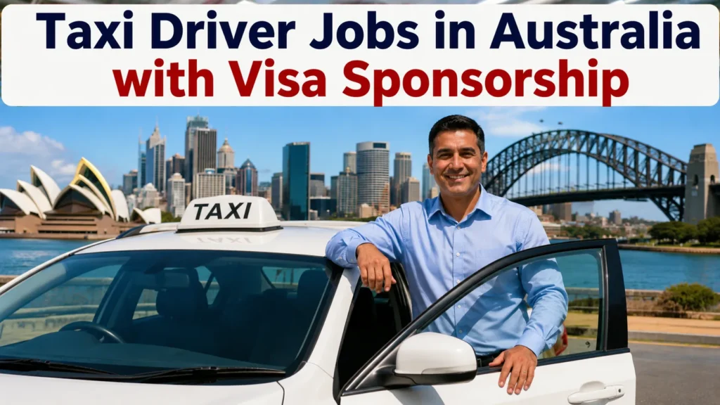 Taxi Driver Jobs in Australia with Visa Sponsorship