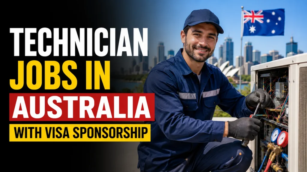 Technician Jobs in Australia with Visa Sponsorship