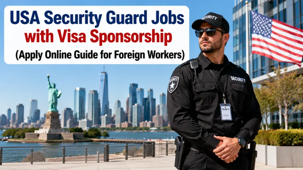 USA Security Guard Jobs with Visa Sponsorship