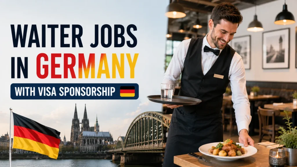 Waiter Jobs in Germany with Visa Sponsorship