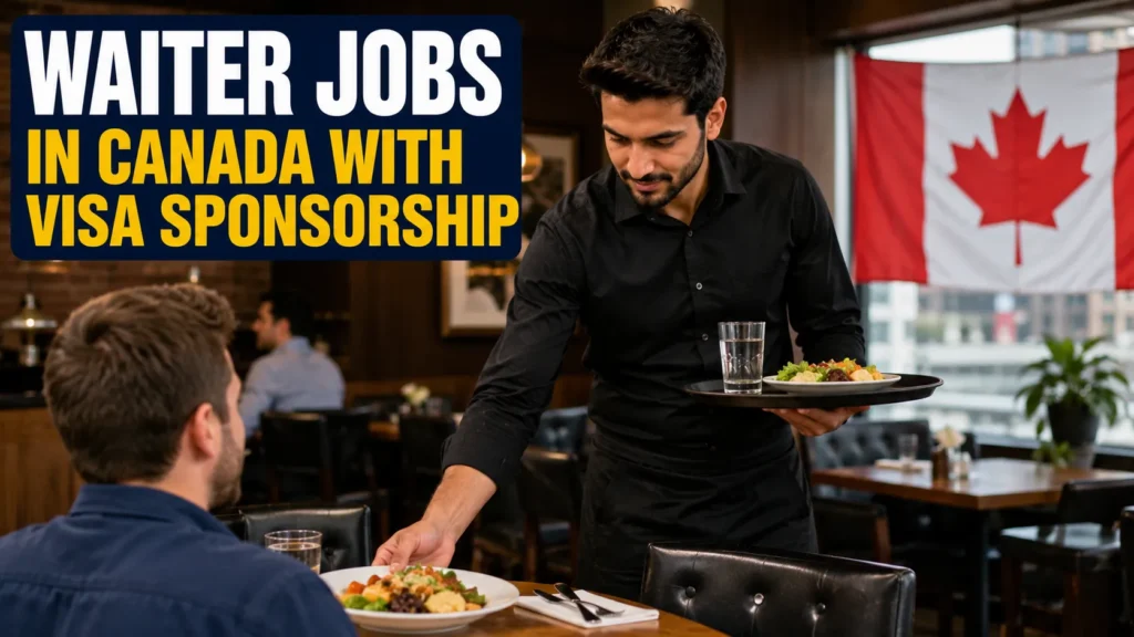 Waiter Jobs in Canada with Visa Sponsorship