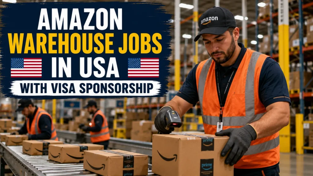 Amazon Warehouse Jobs in USA with Visa Sponsorship