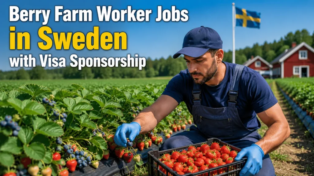 erry Farm Worker Jobs in Sweden with Visa Sponsorship