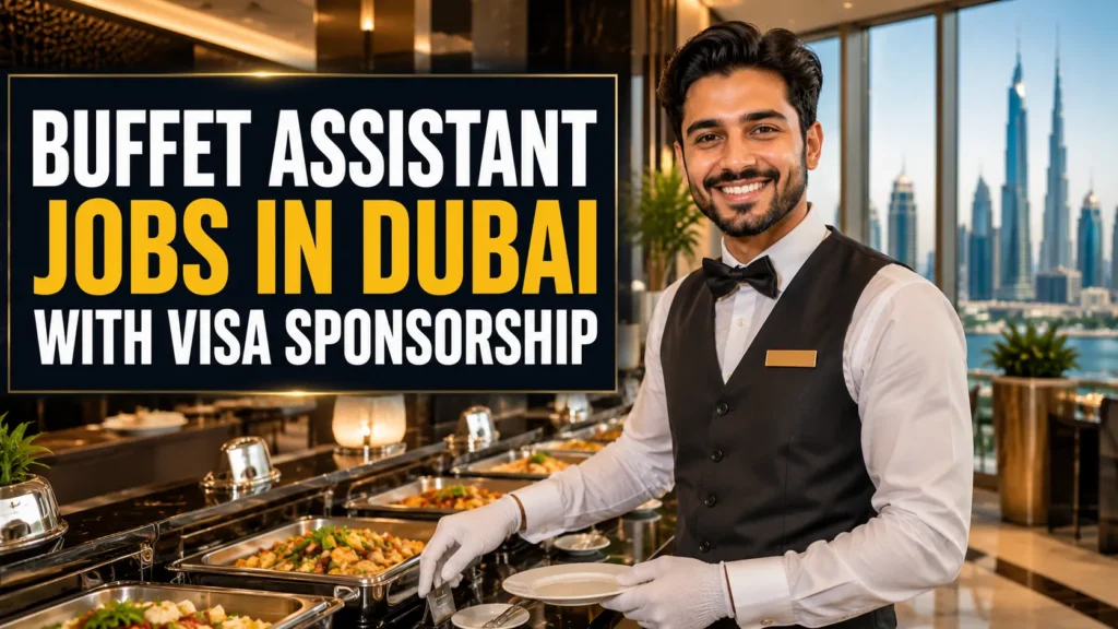 Buffet Assistant Jobs in Dubai with Visa Sponsorship.