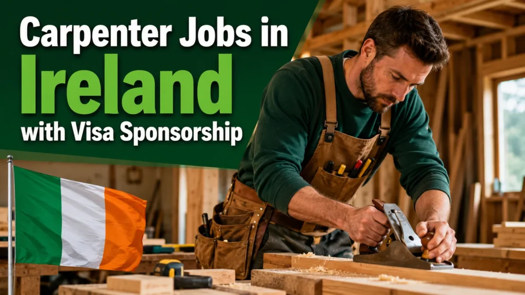 Carpenter Jobs in Ireland with Visa Sponsorship