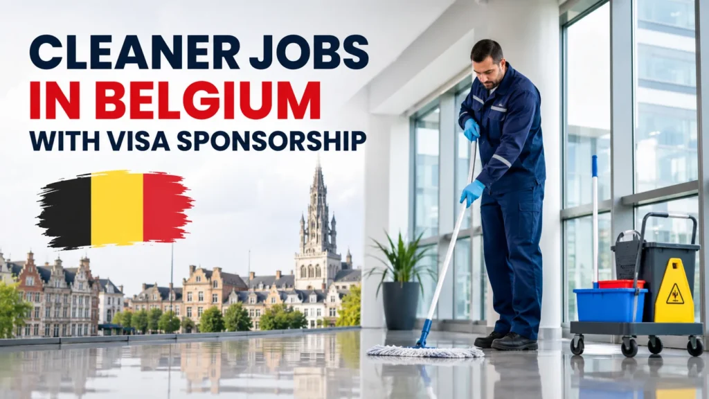 Cleaner Jobs in Belgium with Visa Sponsorship
