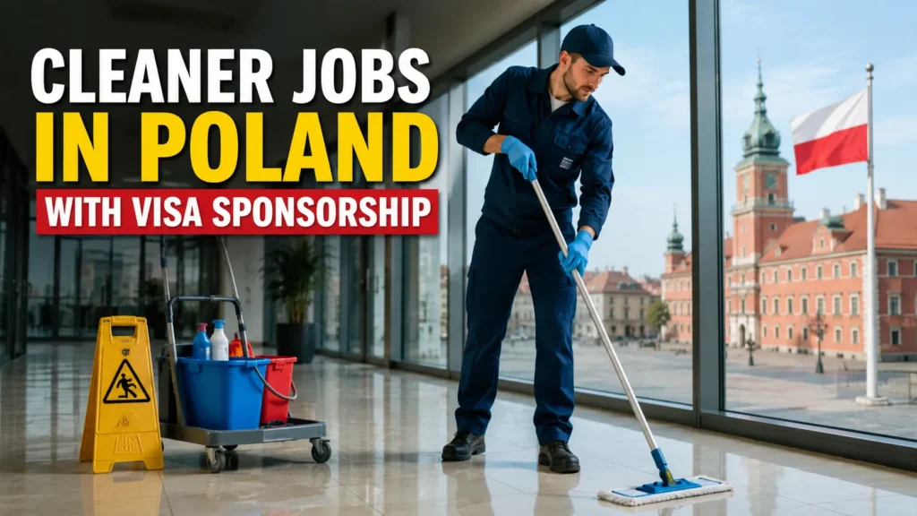 Cleaner Jobs in Poland with Visa Sponsorship
