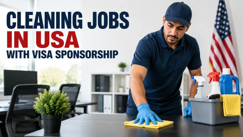 Cleaning Jobs in USA with Visa Sponsorship