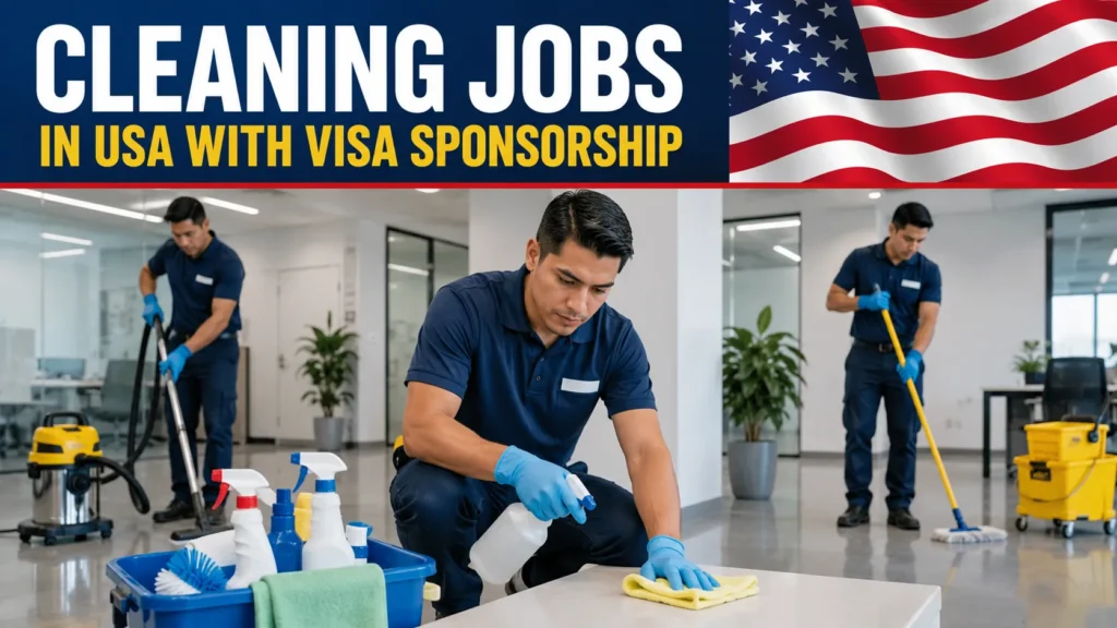 Cleaning Jobs in USA with Visa Sponsorship