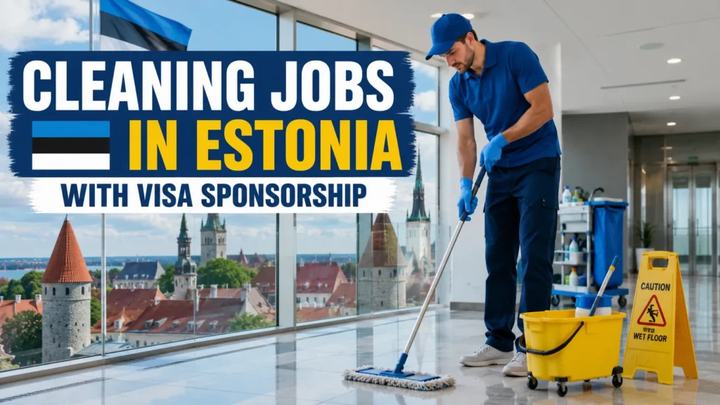 Cleaning Jobs in Estonia with Visa Sponsorship